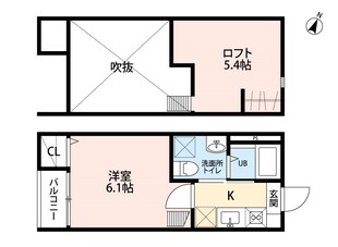 Nordisk Nagamachiの物件間取画像